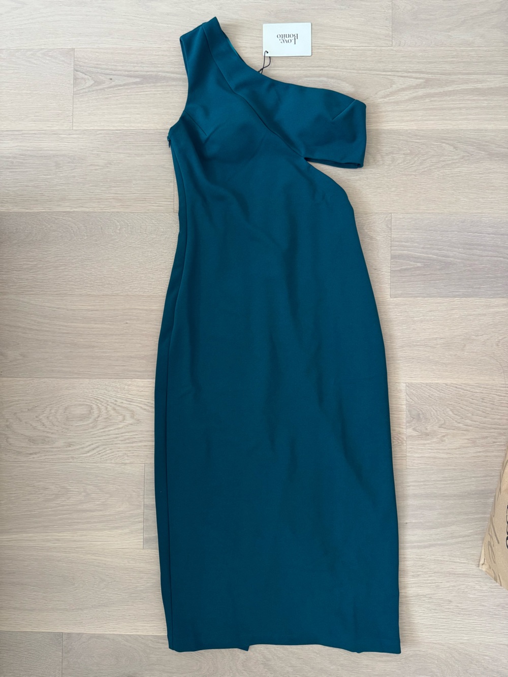 Love Bonito Padded Asymmetric Midi Dress